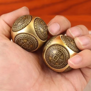 Cubo Antiestrés de Cobre EDC de Seis Caras con Cuatro Signos de Buena Suerte, Cubo de Descompresión, Juguete Antiestrés para Adultos - Product Image 5