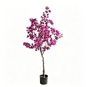 High Quality Real Touch Artificial Silk Bougainvillea <b>Trees</b> Durable Indoor Desktop Plants - Product Image 1