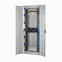 Extérieur 144f 288 Core Ftth Telecommunications Odf Street Cabinet Splice Fiber Optical Distribution Cross Connection Cabinet