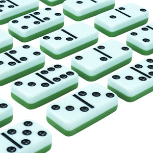 تصنيع مجموعة دومينو مخصصة من 28 قطعة بلونين، قطع دومينو مخصصة بلونين للألعاب الداخلية - Product Image 6