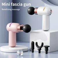 Pistolet de massage corporel professionnel Yixuan à percussion profonde pour la thérapie musculaire, vibrations à 6 vitesses, soulagement des douleurs dorsales, mini