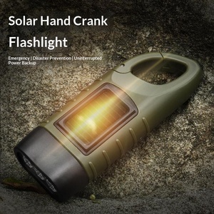 Linterna <span class=keywords><strong>de</strong></span> Emergencia Solar LED con Manivela, Portátil, <span class=keywords><strong>de</strong></span> Mano, para Camping, Senderismo, Escalada, <span class=keywords><strong>Supervivencia</strong></span>, ZEYUAN para Actividades al Aire Libre - Product Image 1
