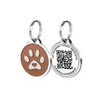 Großhandel Hochwertige Metall Hunde marke Benutzer definierte Rfid Erkennungs marken Qr Code Scan Haustier Hunde marke
