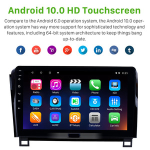 เครื่องเล่นวิทยุ Dvd ติดรถยนต์หน้าจอสัมผัส,เครื่องเล่นระบบนำทางมัลติมีเดีย Gps แอนดรอยด์สำหรับโตโยต้า Sequoia <span class=keywords><strong>Tundra</strong></span> <span class=keywords><strong>2018</strong></span> 2019 2020 21 - Product Image 2