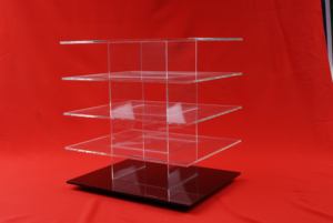 Support de présentation pour bijoux en acrylique, design antique, support à boucles d'oreilles le plus vendu à prix abordable - Product Image 5