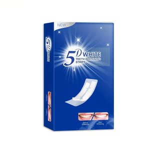 Bandes de blanchiment des dents à saveur de fleur de menthe <span class=keywords><strong>5D</strong></span> Bandes de dents blanches brillantes à utiliser au bureau à domicile faciles à emporter avec ingrédient PAP - Product Image 1