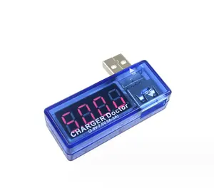 Elektronik dijital USB mobil güç şarj akımı voltmetre metre Mini USB şarj aleti doktor voltmetre ampermetre