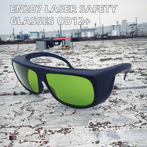 OD12 1064nm + OD6 755nm + OD7 808nm + แว่นตาเลเซอร์ป้องกันพร้อมกรอบพลาสติกแว่นตานิรภัย EN207 - Product Image 2
