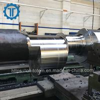 Pièces de machines minières forgées sur mesure, axe excentrique pour refroidisseur à grille de clinker