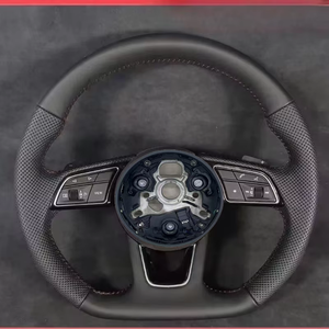 <span class=keywords><strong>Volante</strong></span> de fibra de carbono de cuero perforado para Audi B9 A3 <span class=keywords><strong>A4</strong></span> A5 RS3 RS4 RS5 S3 S4 S5 A6 A8 Q5 Q7 TT R8 S6 RS7 B8.5 B8 Sport - Product Image 6