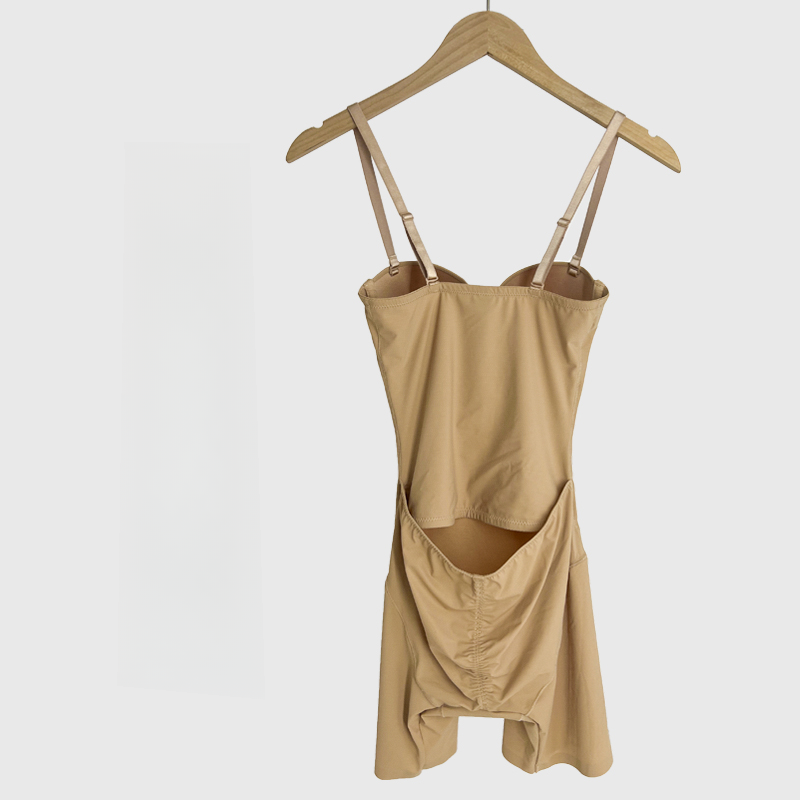 Zipper-Front Detachable-Strap Waist Trainer (3111): waistband, closure and adjustment-point detail