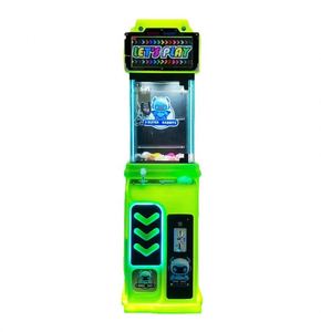 Machine à griffes mini rechargeable à LED néon quatre couleurs, commerciale, à monnayeur, pour attraper les peluches, type arcade, version anglaise - Product Image 6