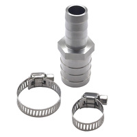 Adaptateur réducteur de tuyau en acier inoxydable 3/4 à 1/2 pouce, kit de réparation de raccord de tuyau, coupleur réducteur universel pour tuyau