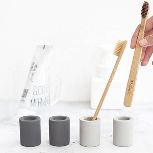 Dry Moisture Absorption Diatomite Toothbrush Holder Shaver Tooth Brush Storage Rack for Bathroom