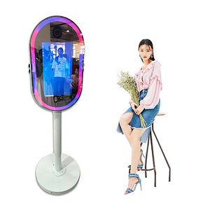 2025 équipement d'hologramme de cabine photo miroir Portable de haute qualité avec miroir coeur de lumière de remplissage LED avec cabine photo LED - Product Image 2
