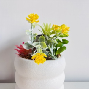 Plante artificielle en pot en plastique, simulation d'explosion, petite décoration de bureau, décoration intérieure et extérieure, non fragile, <span class=keywords><strong>livraison</strong></span> rapide - Product Image 6
