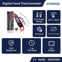 Thermomètre numérique pour viande de barbecue avec sonde, mesure instantanée de la température des aliments