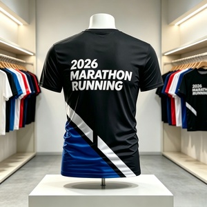 Yingtenidi Wholesale Custom logo Quick Dry T-Shirt 150g 100% Polyester <strong>Sports</strong> <strong>Tee</strong> 2026 Marathon Short Sleeve t Shirtfor Men - Product Image 3