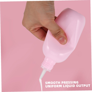 ขวดน้ำยาซักผ้าแบบแบนเปล่าขนาด 350 มล. ขวดพลาสติก PET สำหรับเครื่องสำอาง - Product Image 4