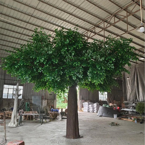 Plante Artificielle Personnalisée, Arbre Banyan Intérieur et Extérieur, Décoration de Spot Scénique pour Hôtel Centre Commercial, Faux Arbre, Ficus <span class=keywords><strong>Tre</strong></span> Vert - Product Image 2