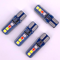 A80 T10 LED-Lampe rot weiß grün blau Band läuft Canbus W5W 8SMD Blitz 12V