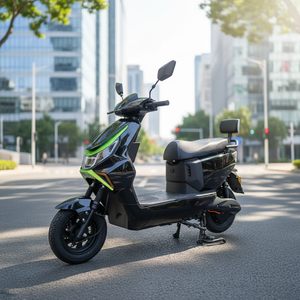 Motocicletta <span class=keywords><strong>Elettrica</strong></span> EEC 2000W con Motore Posteriore Brushless 48V, <span class=keywords><strong>Scooter</strong></span> E-Bike per Consegne - Product Image 6