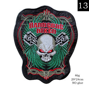Patch brodé avec logo <span class=keywords><strong>Harley</strong></span>, avec fil à broder, patch dorsal pour équipe de moto, pour vêtements et accessoires de veste - Product Image 6