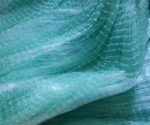 Filets de pêche en Nylon monofilament vert, filets à Double nœud