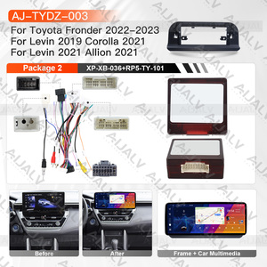 Kit de montage d'écran de navigation 12,3 pouces, remplacement OEM pour <span class=keywords><strong>Toyota</strong></span> Frontlander 2022-2023 Levin <span class=keywords><strong>GT</strong></span> 2019, pièces de modification intérieure de voiture - Product Image 2