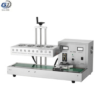 Machine de scellage automatique à induction haute vitesse pour feuilles d'aluminium, équipement de scellage continu des bouchons de bouteilles pour bocaux en verre et en plastique