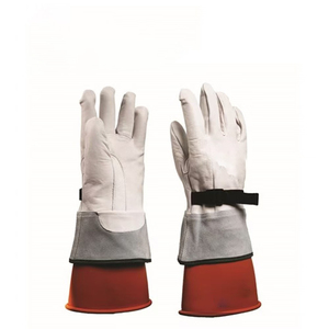 Vente flash : Gants isolants en <span class=keywords><strong>cuir</strong></span> anti-arc électrique et anti-chocs électriques pour hommes - Product Image 5