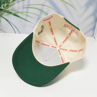 Gorras de Béisbol Deportivas Personalizadas de 5 Paneles en Algodón con Logotipo Bordado en 3D Bicolor de Dos Tonos