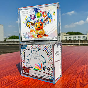 Boîte de présentation en acrylique personnalisée pour boîte de booster Pokémon, boîte en acrylique transparente UV pour boîte d'entraînement d'élite Pokémon, magnétique - Product Image 4