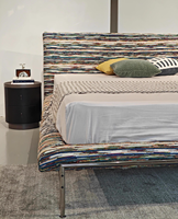 Ensemble de meubles de chambre à coucher modernes en bois massif de luxe au prix d'usine pour les hôtels cinq étoiles, les appartements, service d'approvisionnement en design unique