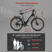 Vélo Électrique Urbain Haute Vitesse avec Moteur Arrière, Batterie Lithium 15AH – Livraison Rapide depuis l'Entrepôt Local UE – Meilleure Vente