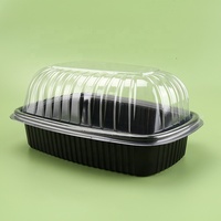 Ensemble de récipients de stockage des aliments jetables frits au micro-ondes, boîte d'emballage des aliments pour poulet avec couvercle