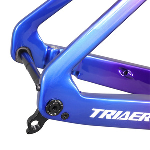 <span class=keywords><strong>Cadre</strong></span> <span class=keywords><strong>de</strong></span> vélo en carbone avec peinture métallisée, câblage interne intégré et guidon intégré - Product Image 2