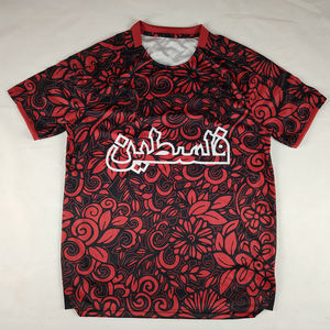 Camiseta Retro de Fútbol Palestino 2526, Madrid, Mbappe, <span class=keywords><strong>Barcelona</strong></span>, Yamal, <span class=keywords><strong>La</strong></span> <span class=keywords><strong>Liga</strong></span>, Champions League, Versión para Aficionados y Jugadores - Product Image 4