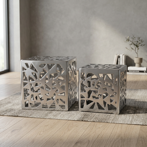 Aluminum <b>Stool</b> Set of <b>2</b> pcs - Product Image 3