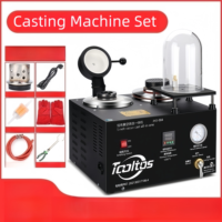 Nouvelle machine de moulage sous vide intégrée en acier galvanisé 2026, moteur haute productivité pour la fusion de bijoux, de plâtre, d'or et d'argent