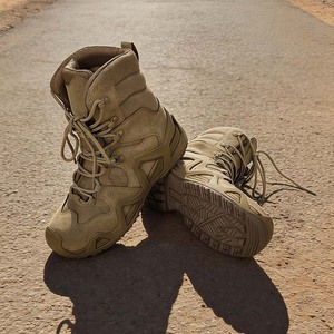 Bottes de randonnée en daim marron coyote pour hommes SF07, imperméables, toutes saisons, chaussures de randonnée et d'activités de plein air - Product Image 3