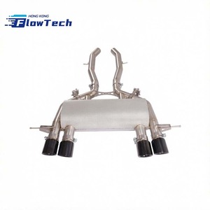 ระบบท่อไอเสียแบบ Axle-Back วัสดุไทเทเนียม พร้อมปลายท่อแบบ Quad และแผ่นกันความร้อน สำหรับ BMW G80 G82 M3 M4 S58 3.0T – ควบคุมวาล์วแบบ OEM - Product Image 1