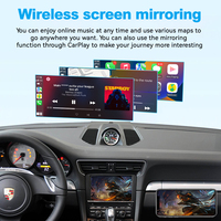 Joyeauto pour Cayenne/Panamera/911/Boxster avec Écran Tactile CRD3.1 HU, Connexion et Mirror Link Carplay Android Auto DVD