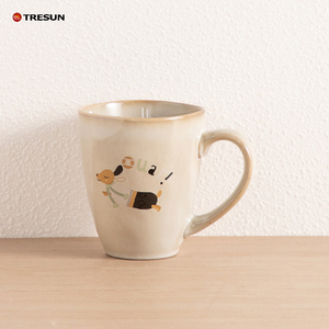 Venta al por Mayor de Artículos de Cerámica para Hoteles y Restaurantes, Diseño de Perrito de Dibujos Animados, Directo de Fábrica China, Ecológico, Apto para Microondas, Grado Alimenticio - Product Image 2