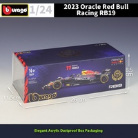 Bburago 1:24 Redbull F1 RB19 Modelo de Coche de Fórmula 1 de Aleación Fundida a Presión, Vehículo Estático, Modelo de Coche de Fórmula SF-23