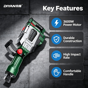 <span class=keywords><strong>Marteau</strong></span> démoliteur électrique industriel de 3600 W, <span class=keywords><strong>marteau</strong></span> à béton robuste - Product Image 3