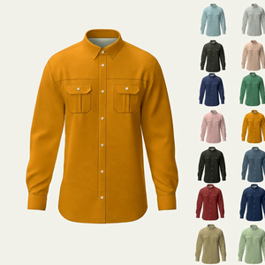 หมวกกันแดด UPF50 ป้องกันรังสียูวี เสื้อตกปลาสีพื้นพิมพ์ลายแบบซับลิเมชั่นสำหรับผู้ชาย - Product Image 1