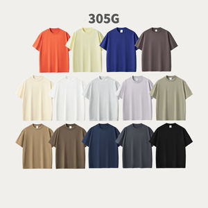 Мужская футболка большого размера с логотипом 305 Gsm, Мужская футболка с коротким рукавом и пуховым принтом - Product Image 1