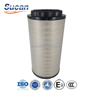 Filtro de Aire Reforzado para Camiones Volvo, Material de Filtro Reforzado, Purifica el Aire de Admisión para Proteger el Motor OE17500256 - Product Image 1