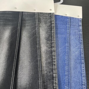 Jingrun <span class=keywords><strong>Super</strong></span> cimosa elasticizzata in tessuto misto Denim Jingrun tessuti <span class=keywords><strong>Jeans</strong></span> elasticizzati 10 once blu scuro Stonewashed elasticizzati - Product Image 5